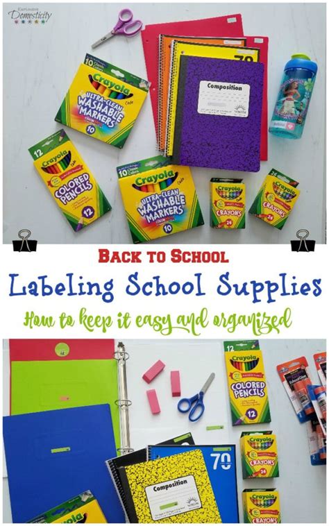 how to label pencils|Labeling School Supplies .